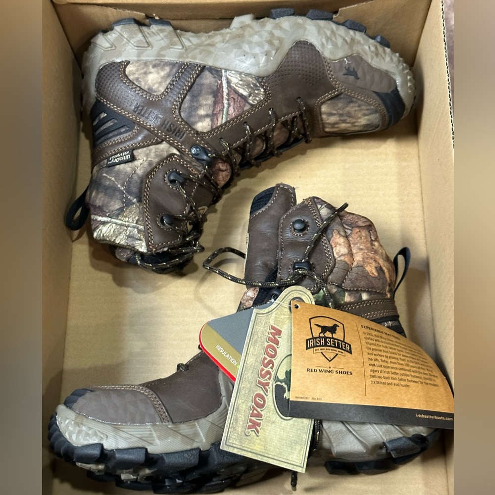 Irish Setter Camo Hunting Boots